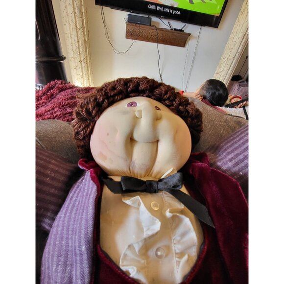 Vintage 1986 Cabbage Patch Kids Christmas Edition Soft Sculpture Miguel - Picture 9 of 12